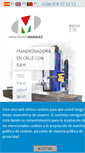 Mobile Screenshot of maquinariamarquez.com